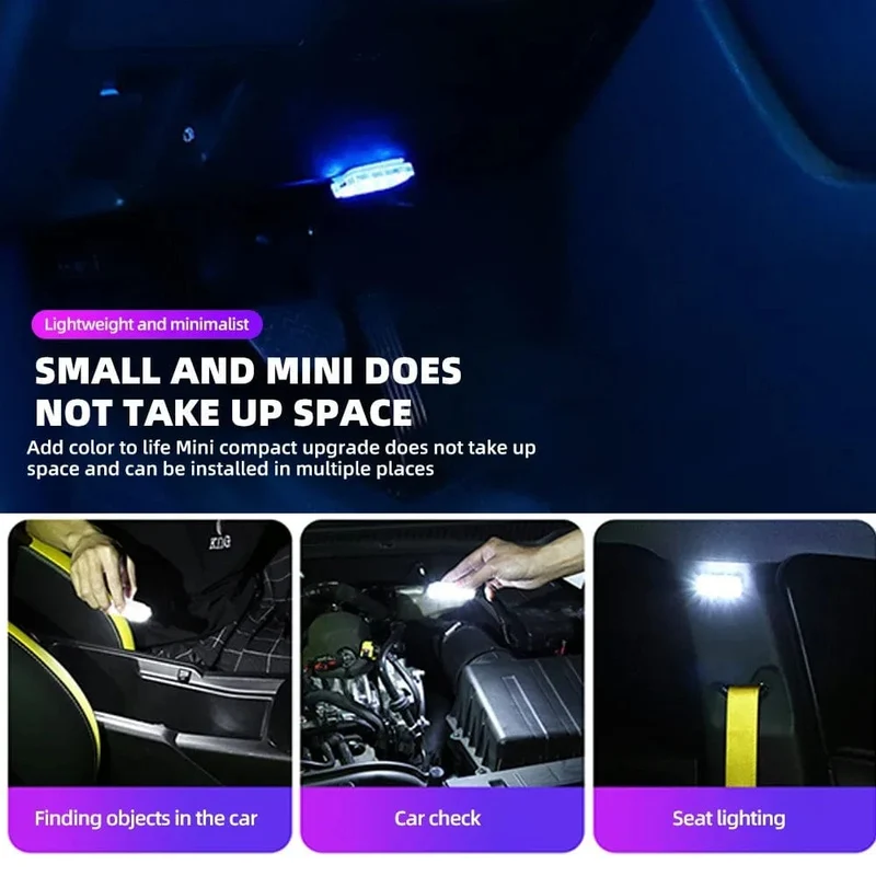 Neue Auto LED Touch Lichter Drahtlose Innen Licht Magnetische Auto Tür Licht Dach Decke Lampe Lesen Lampe USB Aufladbare 5V