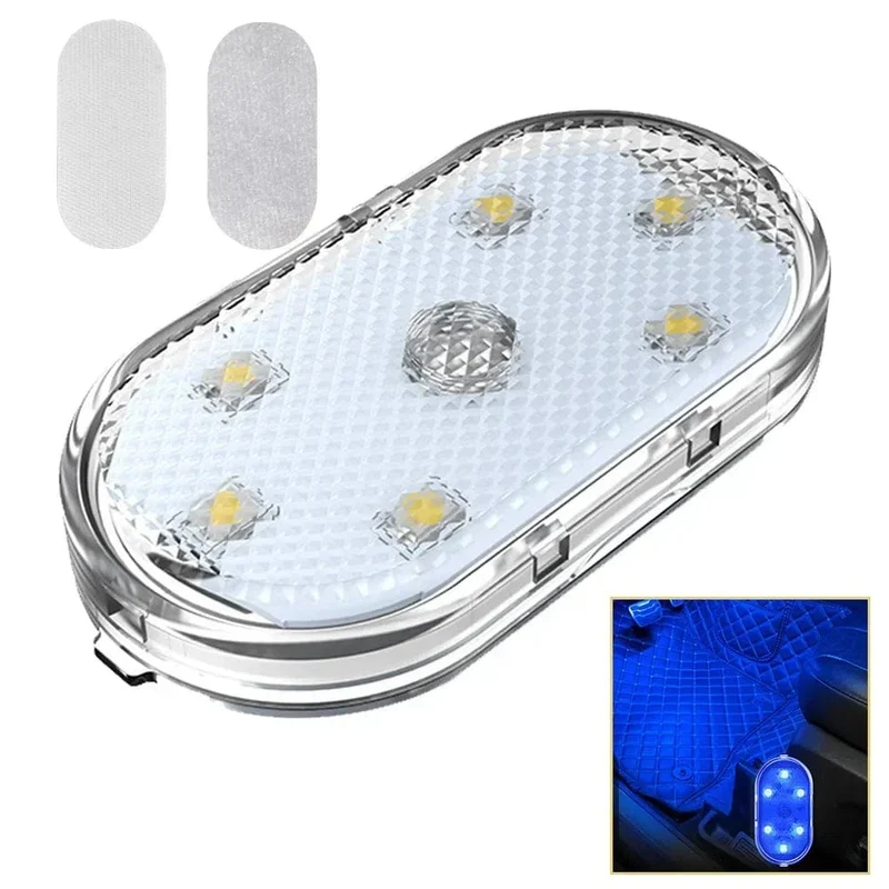 Neue Auto LED Touch Lichter Drahtlose Innen Licht Magnetische Auto Tür Licht Dach Decke Lampe Lesen Lampe USB Aufladbare 5V