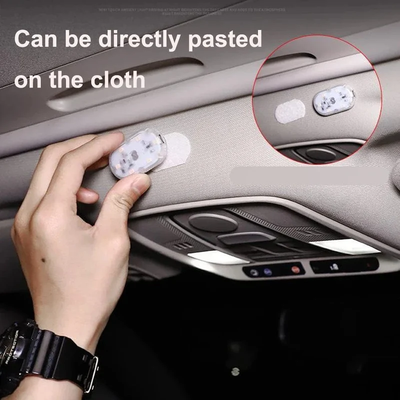 Neue Auto LED Touch Lichter Drahtlose Innen Licht Magnetische Auto Tür Licht Dach Decke Lampe Lesen Lampe USB Aufladbare 5V