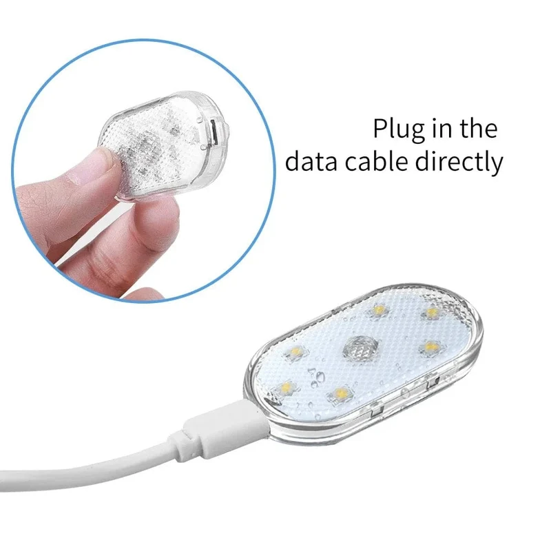 Neue Auto LED Touch Lichter Drahtlose Innen Licht Magnetische Auto Tür Licht Dach Decke Lampe Lesen Lampe USB Aufladbare 5V