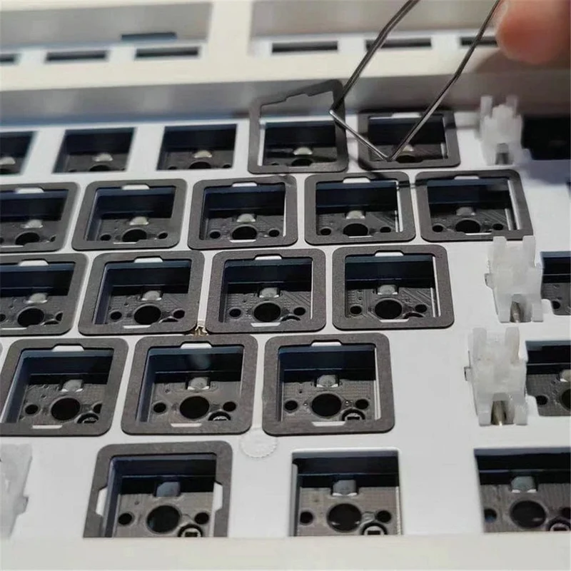 120 Stücke Tastaturschalter Schalldämpfer Blatt Zwischenachsenwellen Schalldämpfer Schaumstoffpolster Für Mechanische Tastatur DIY Schalter
