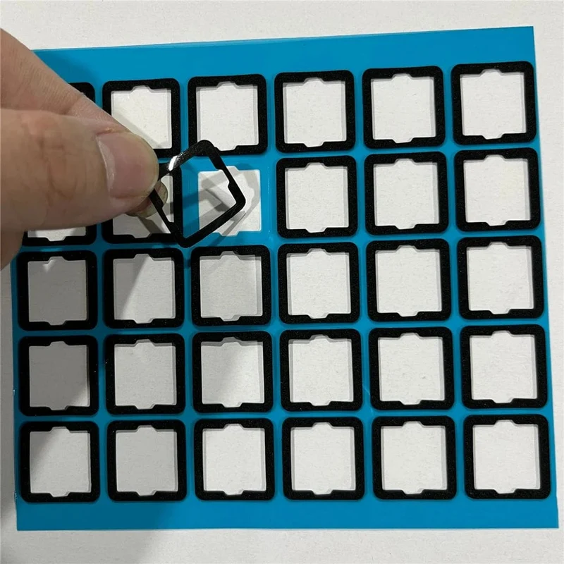 120 Stücke Tastaturschalter Schalldämpfer Blatt Zwischenachsenwellen Schalldämpfer Schaumstoffpolster Für Mechanische Tastatur DIY Schalter