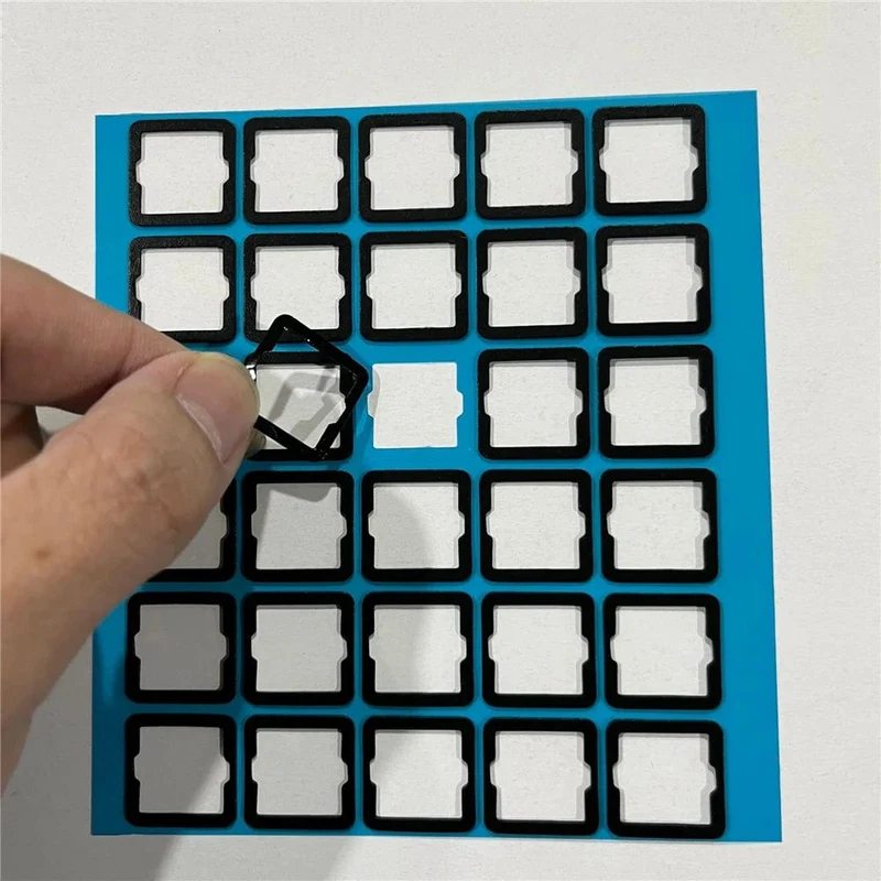 120 Stücke Tastaturschalter Schalldämpfer Blatt Zwischenachsenwellen Schalldämpfer Schaumstoffpolster Für Mechanische Tastatur DIY Schalter