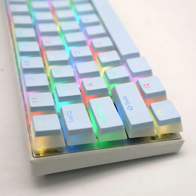104 Tasten PBT Pudding Tastenkappe Zweifarbige Injektion OEM Profil DIY Tastenkappen für Gateron Cherry MX Switch Mechanische Gaming-Tastatur