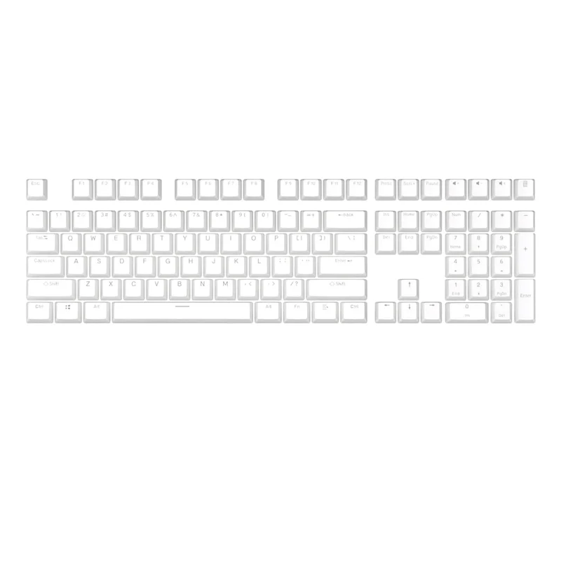 104 Tasten PBT Pudding Tastenkappe Zweifarbige Injektion OEM Profil DIY Tastenkappen für Gateron Cherry MX Switch Mechanische Gaming-Tastatur