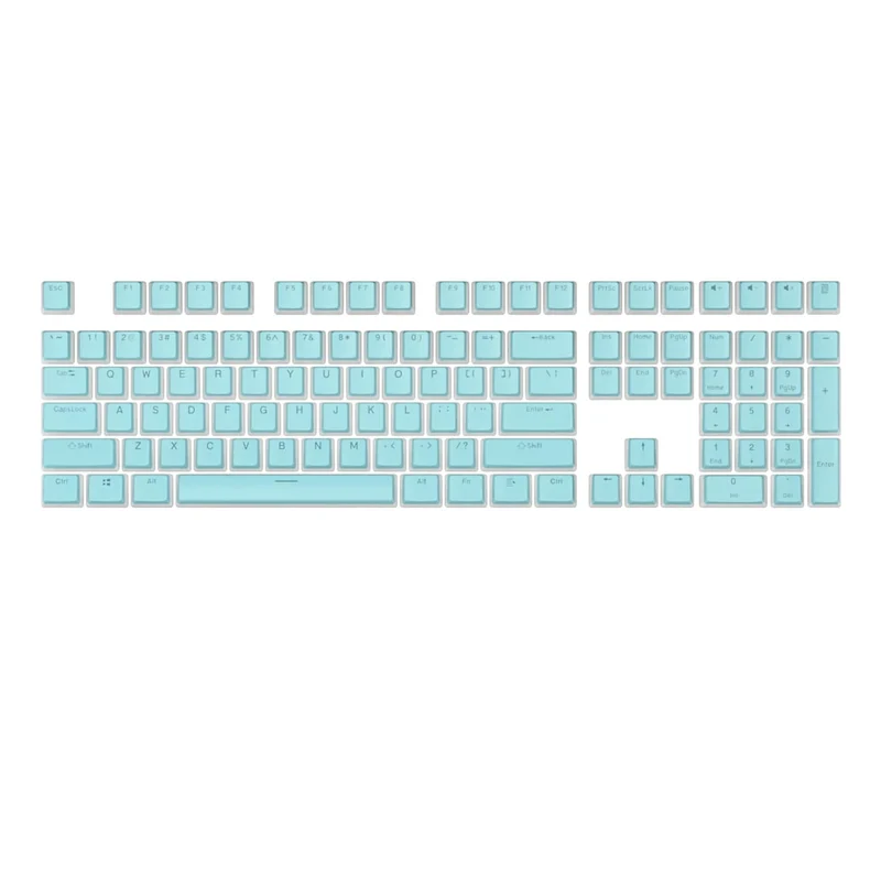 104 Tasten PBT Pudding Tastenkappe Zweifarbige Injektion OEM Profil DIY Tastenkappen für Gateron Cherry MX Switch Mechanische Gaming-Tastatur