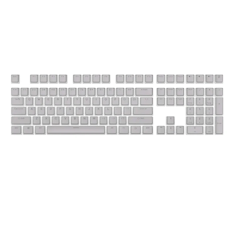 104 Tasten PBT Pudding Tastenkappe Zweifarbige Injektion OEM Profil DIY Tastenkappen für Gateron Cherry MX Switch Mechanische Gaming-Tastatur