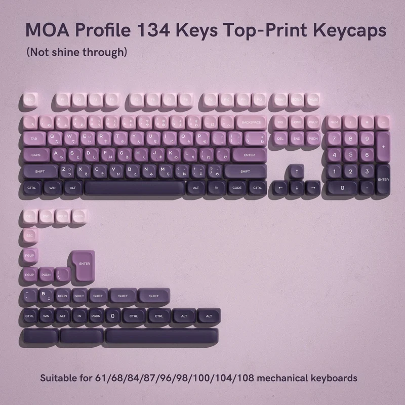 142 Tasten Bow PBT Tastenkappen MOA Profil PBT Dye Sublimation DIY Tastenkappen für 61/87/104 Cherry MX Switch Gaming Mechanische Tastatur