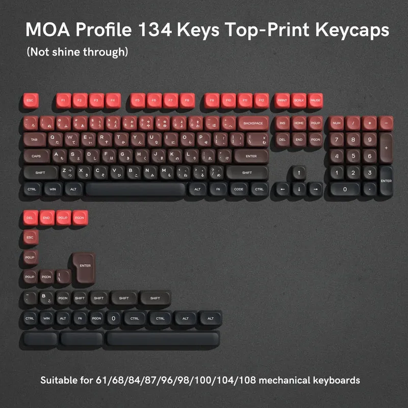 142 Tasten Bow PBT Tastenkappen MOA Profil PBT Dye Sublimation DIY Tastenkappen für 61/87/104 Cherry MX Switch Gaming Mechanische Tastatur