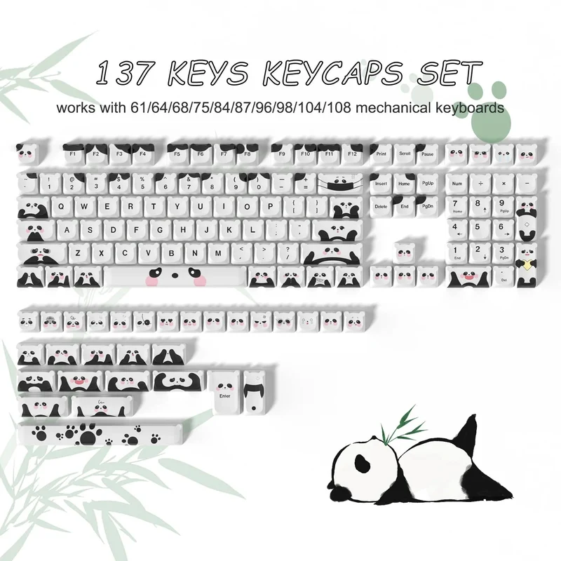 142 Tasten Bow PBT Tastenkappen MOA Profil PBT Dye Sublimation DIY Tastenkappen für 61/87/104 Cherry MX Switch Gaming Mechanische Tastatur
