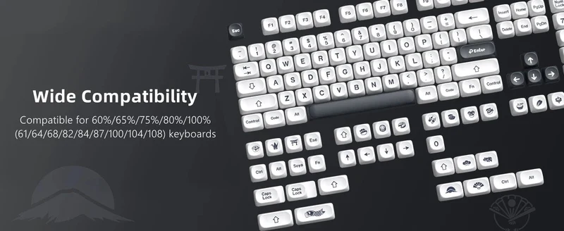 142 Tasten Bow PBT Tastenkappen MOA Profil PBT Dye Sublimation DIY Tastenkappen für 61/87/104 Cherry MX Switch Gaming Mechanische Tastatur