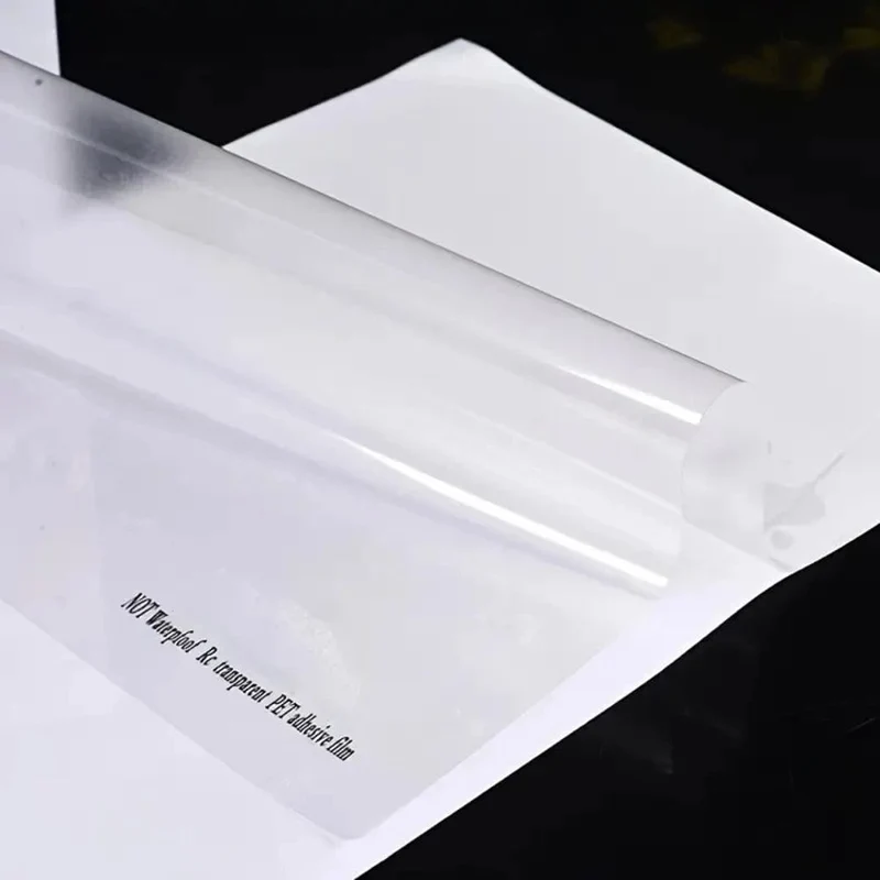 10 Blatt 100 % transparentes Vinyl-Aufkleberpapier, A4, Etikettenaufkleber für Tintenstrahldrucker, kein wasserdichtes DIY, klares, glänzendes Klebepapier