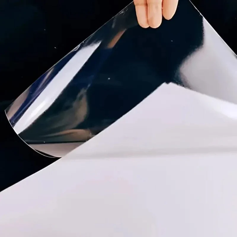 10 Blatt 100 % transparentes Vinyl-Aufkleberpapier, A4, Etikettenaufkleber für Tintenstrahldrucker, kein wasserdichtes DIY, klares, glänzendes Klebepapier