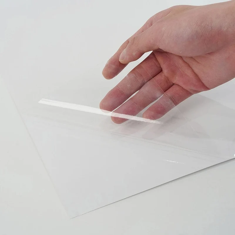 10 Stück 100 % transparentes, wasserdichtes, transparentes, bedruckbares Vinyl-Aufkleberpapier im A4-Format für Tintenstrahldrucker, klares Vinyl-Etiketten-Kopierpapier
