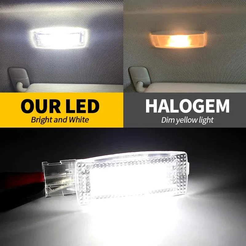 LED Innen Sonnenblende Eitelkeit Spiegel Lampen Lesen Licht Für VW Golf 4 5 6 7 Passat CC B5 B6 B7 polo Tiguan Scirocco Jetta Toura