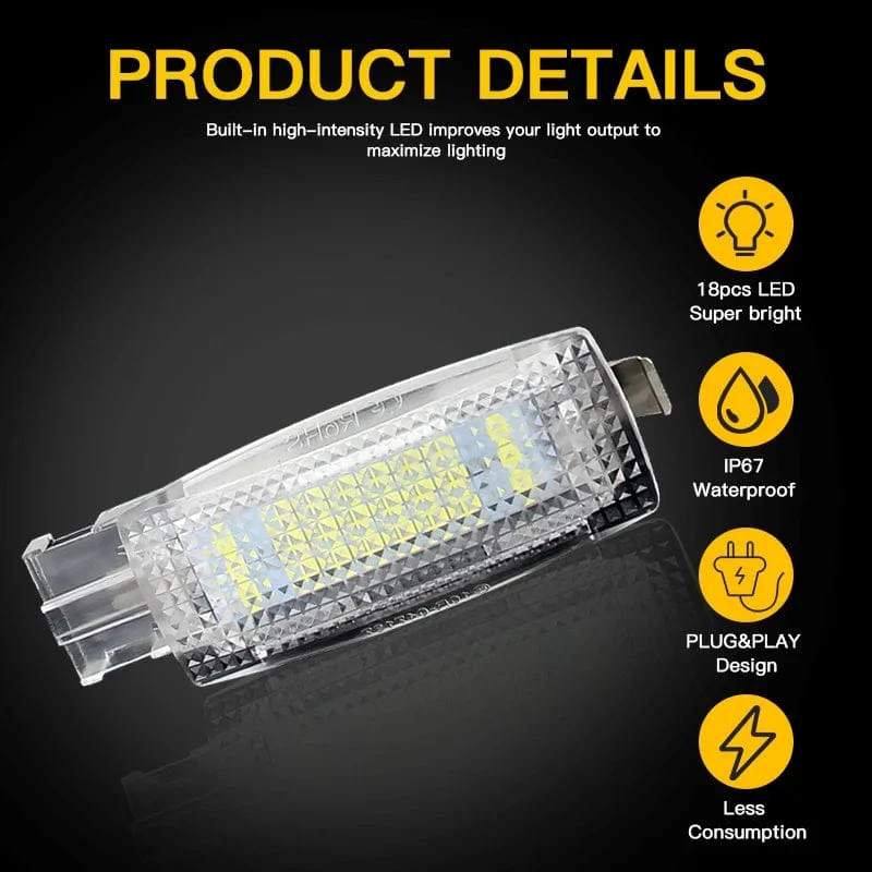 LED Innen Sonnenblende Eitelkeit Spiegel Lampen Lesen Licht Für VW Golf 4 5 6 7 Passat CC B5 B6 B7 polo Tiguan Scirocco Jetta Toura