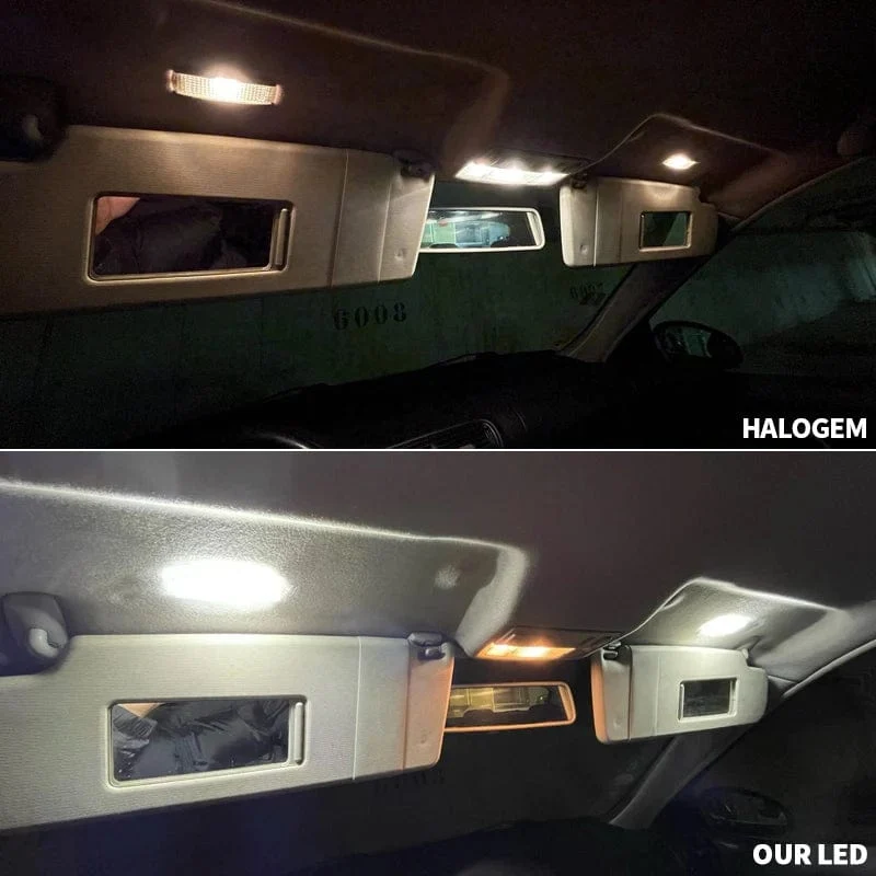 LED Innen Sonnenblende Eitelkeit Spiegel Lampen Lesen Licht Für VW Golf 4 5 6 7 Passat CC B5 B6 B7 polo Tiguan Scirocco Jetta Toura