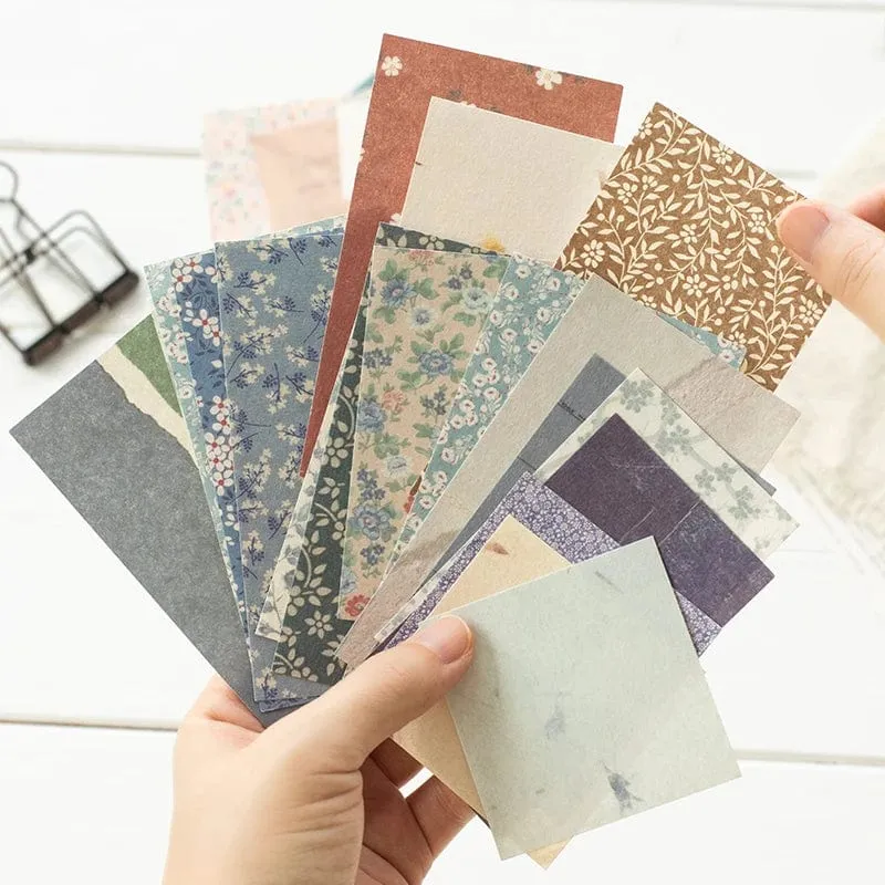 60 Pcs Papier Pack Romantische Vintage Floral Muster Retro Papier Für Scrapbooking Tagebuch Journal Planer