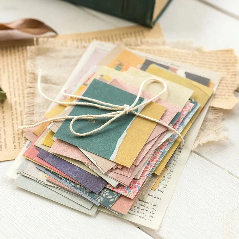 60 Pcs Papier Pack Romantische Vintage Floral Muster Retro Papier Für Scrapbooking Tagebuch Journal Planer