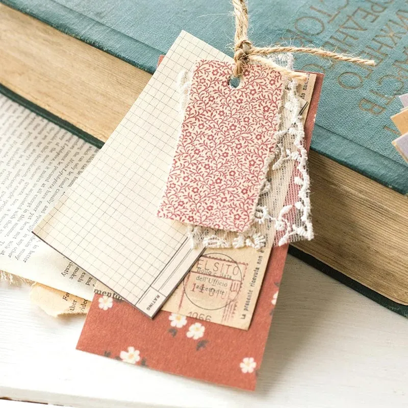 60 Pcs Papier Pack Romantische Vintage Floral Muster Retro Papier Für Scrapbooking Tagebuch Journal Planer