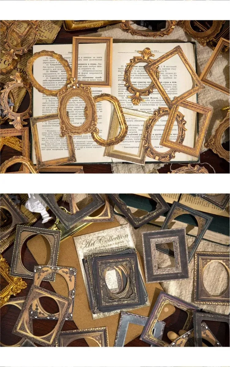 30 Pcs Vintage Sammelalbum Papier Spitze Dekorative Retro Ausschnitt Papier Rahmen Für Zeitschriften DIY Kunst Handwerk Album Scrapbooking Liefert