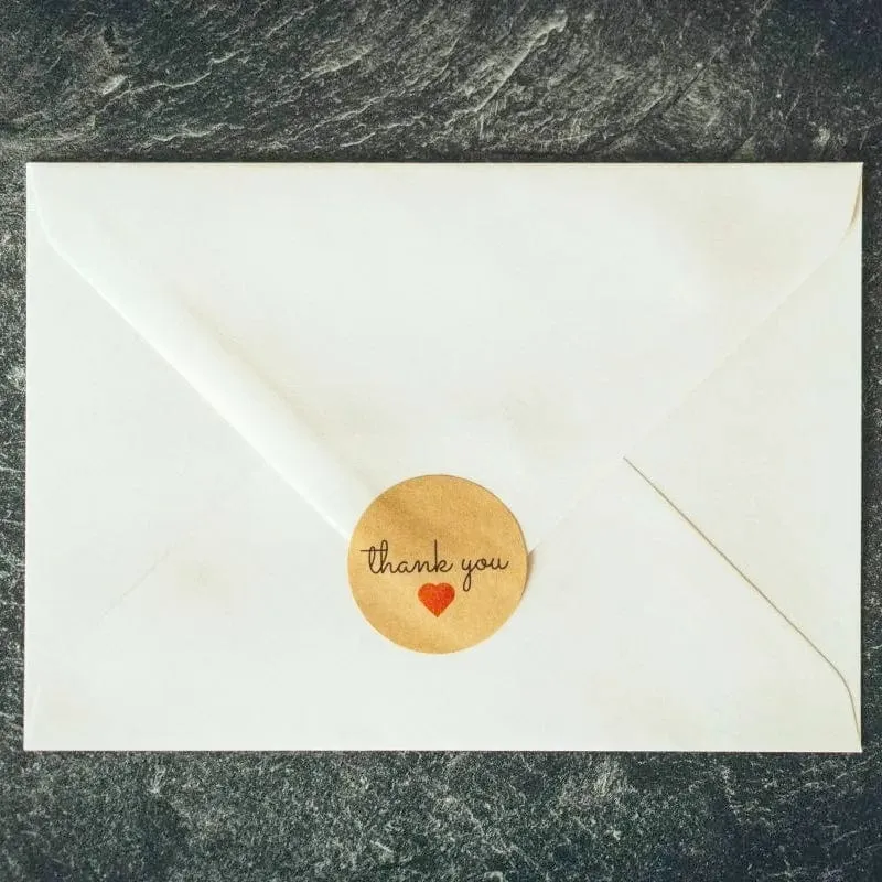 50-500 stücke Natürliche Kraft Papier Danke Aufkleber Siegel Etiketten Hund Pfote Druck 1 Zoll Geschenk Verpackung Schreibwaren