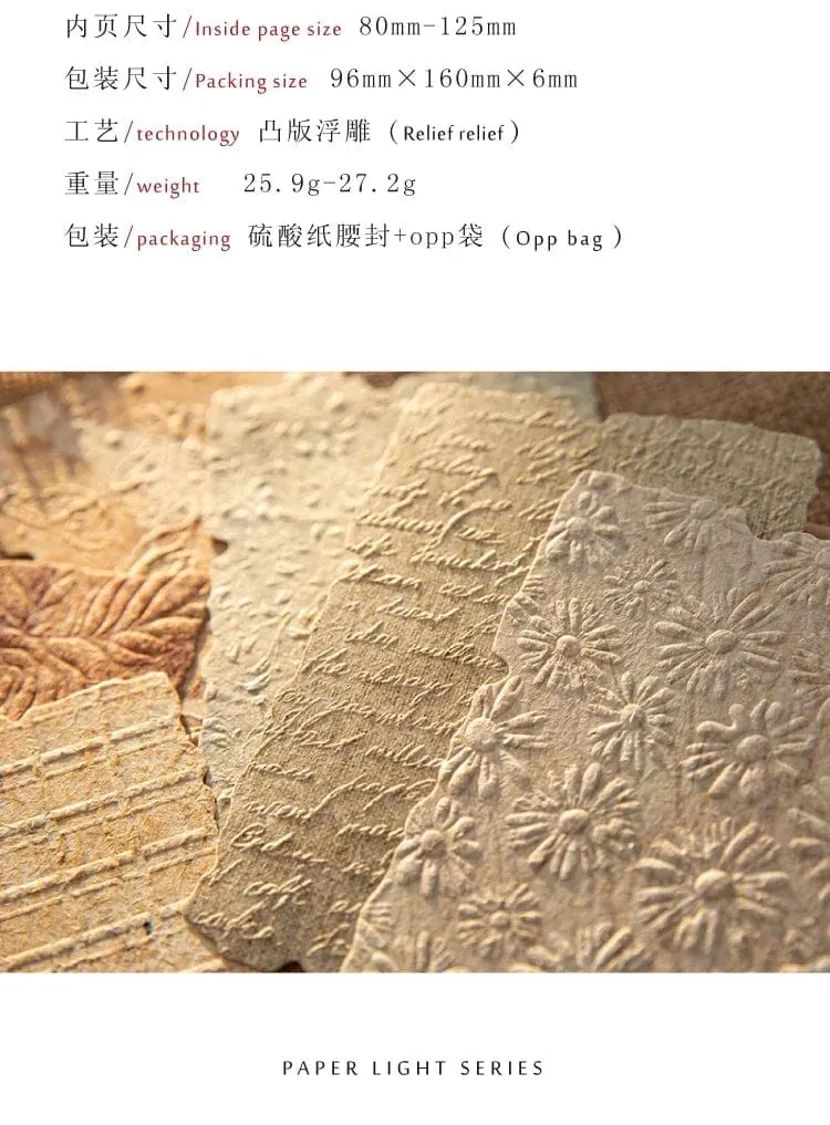 Journamm 28 Stück Vintage Reliefs Texturpapier DIY Scrapbooking Collage Materialien Dekor Junk Journal Ästhetik Scrapbook Papier