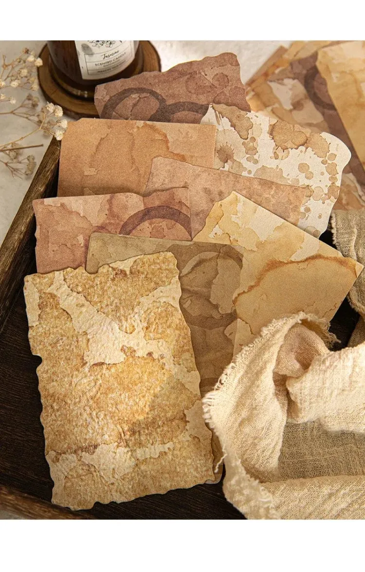 Journamm 28 Stück Vintage Reliefs Texturpapier DIY Scrapbooking Collage Materialien Dekor Junk Journal Ästhetik Scrapbook Papier