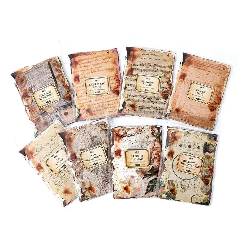 30 Pcs Vintage Journaling Scrapbooking Material Papier Ästhetische Dekorative Handwerk Papier Antike Retro Stil Für Tagebuch Journaling