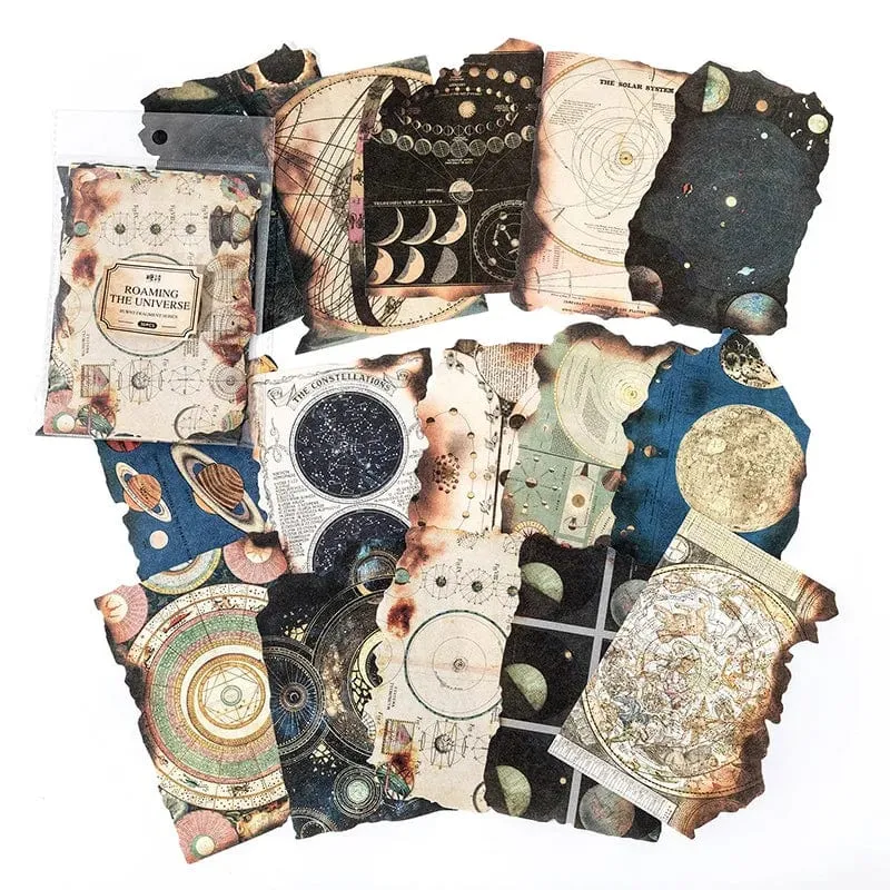 30 Pcs Vintage Journaling Scrapbooking Material Papier Ästhetische Dekorative Handwerk Papier Antike Retro Stil Für Tagebuch Journaling