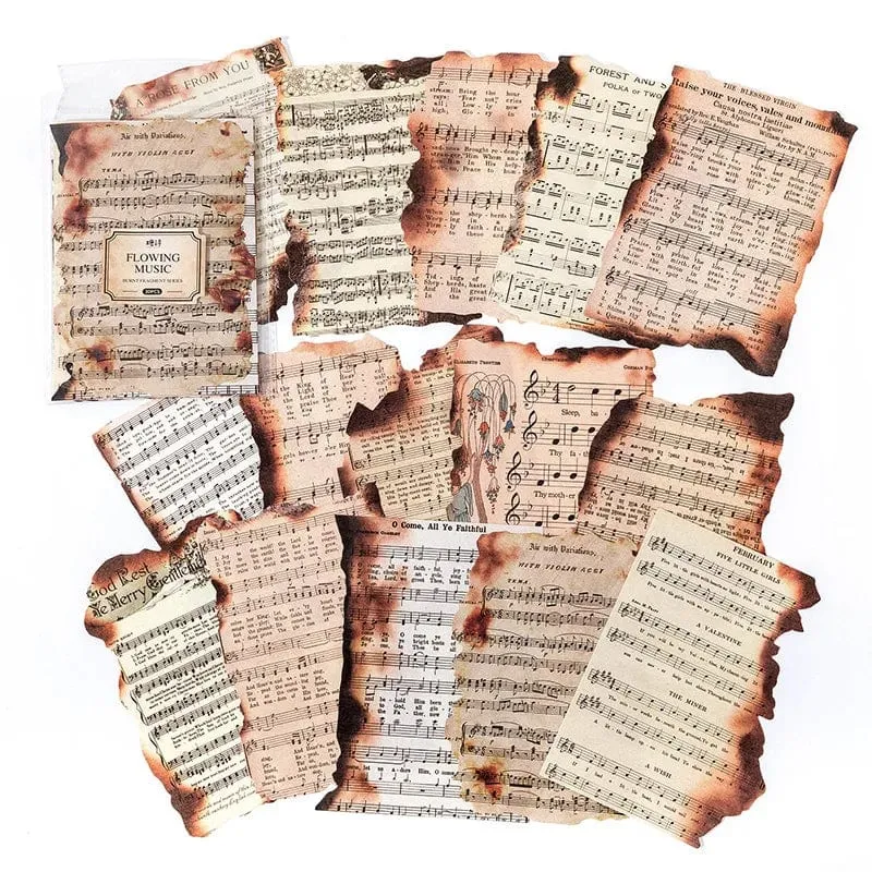 30 Pcs Vintage Journaling Scrapbooking Material Papier Ästhetische Dekorative Handwerk Papier Antike Retro Stil Für Tagebuch Journaling