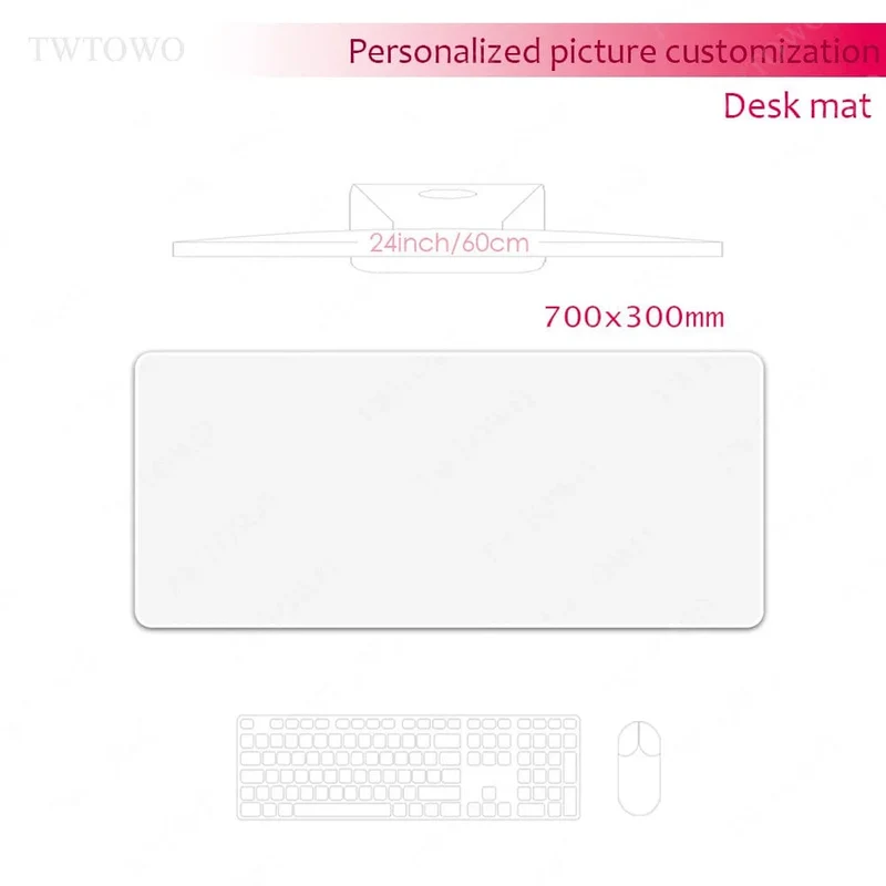 Benutzerdefiniertes Druck-Mauspad DIY Große Spielmatte Gaming Maßgeschneiderte Matte XXL Größe Gamer Büro Mauspad Tastatur OEM Logo Anime Schreibtischmatten