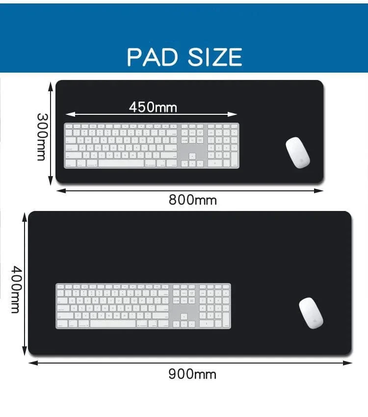 Benutzerdefiniertes Druck-Mauspad DIY Große Spielmatte Gaming Maßgeschneiderte Matte XXL Größe Gamer Büro Mauspad Tastatur OEM Logo Anime Schreibtischmatten
