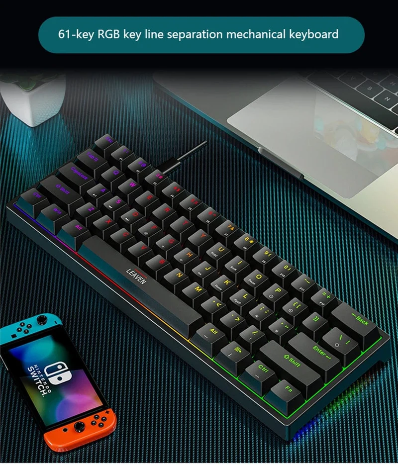K620 Mini-RGB-Gaming-Mechanische Tastatur mit Hintergrundbeleuchtung, Gamer-Mechaniker-Kit, 60 Prozent DIY, benutzerdefinierte PBT-Tastenkappe, Hotswap, Rosa, Weiß, USB, PC