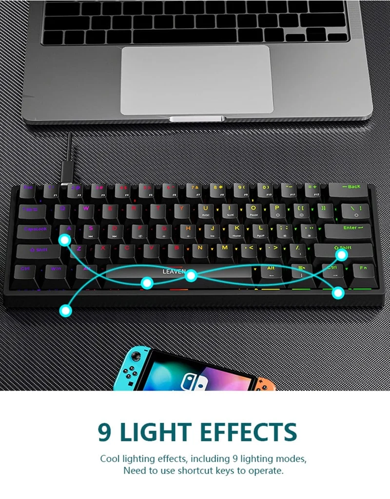 K620 Mini-RGB-Gaming-Mechanische Tastatur mit Hintergrundbeleuchtung, Gamer-Mechaniker-Kit, 60 Prozent DIY, benutzerdefinierte PBT-Tastenkappe, Hotswap, Rosa, Weiß, USB, PC