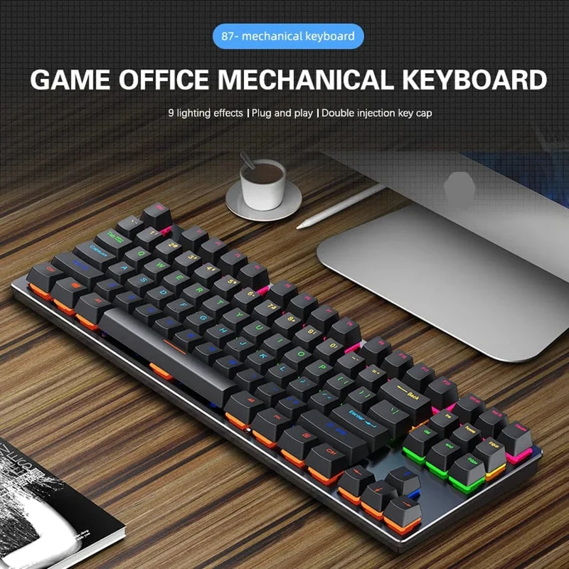 K620 Mini-RGB-Gaming-Mechanische Tastatur mit Hintergrundbeleuchtung, Gamer-Mechaniker-Kit, 60 Prozent DIY, benutzerdefinierte PBT-Tastenkappe, Hotswap, Rosa, Weiß, USB, PC