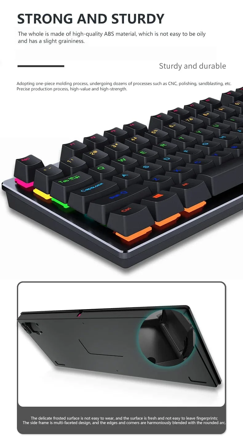 K620 Mini-RGB-Gaming-Mechanische Tastatur mit Hintergrundbeleuchtung, Gamer-Mechaniker-Kit, 60 Prozent DIY, benutzerdefinierte PBT-Tastenkappe, Hotswap, Rosa, Weiß, USB, PC