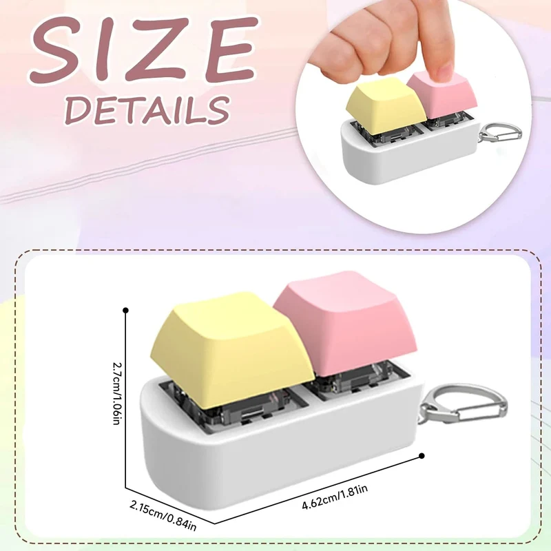 2/3/4/9 Tasten Tastatur Tastenkappen Zappeln Spielzeug Party Stress Relief DIY Tastenkappen Spielzeug Tastatur Kappen Finger Taste Zappeln Finger Tastenkappen