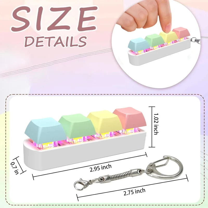 2/3/4/9 Tasten Tastatur Tastenkappen Zappeln Spielzeug Party Stress Relief DIY Tastenkappen Spielzeug Tastatur Kappen Finger Taste Zappeln Finger Tastenkappen