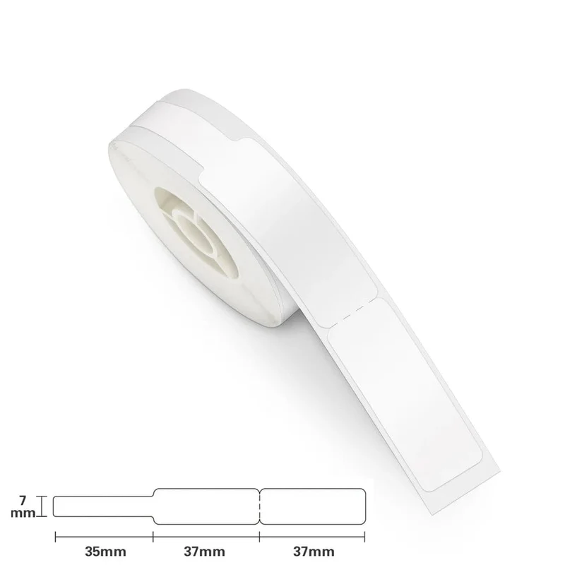 Niimbot D11 Etikettenpapier, leuchtender Etikettenaufkleber, 13 x 35 mm, für Niimbot D110 D11 Etikettiermaschine, selbstklebendes Papier zum Bedrucken von Bändern