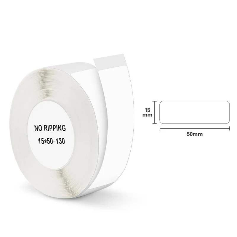 Niimbot D11 Etikettenpapier, leuchtender Etikettenaufkleber, 13 x 35 mm, für Niimbot D110 D11 Etikettiermaschine, selbstklebendes Papier zum Bedrucken von Bändern