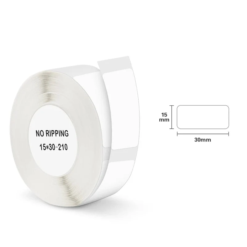 Niimbot D11 Etikettenpapier, leuchtender Etikettenaufkleber, 13 x 35 mm, für Niimbot D110 D11 Etikettiermaschine, selbstklebendes Papier zum Bedrucken von Bändern