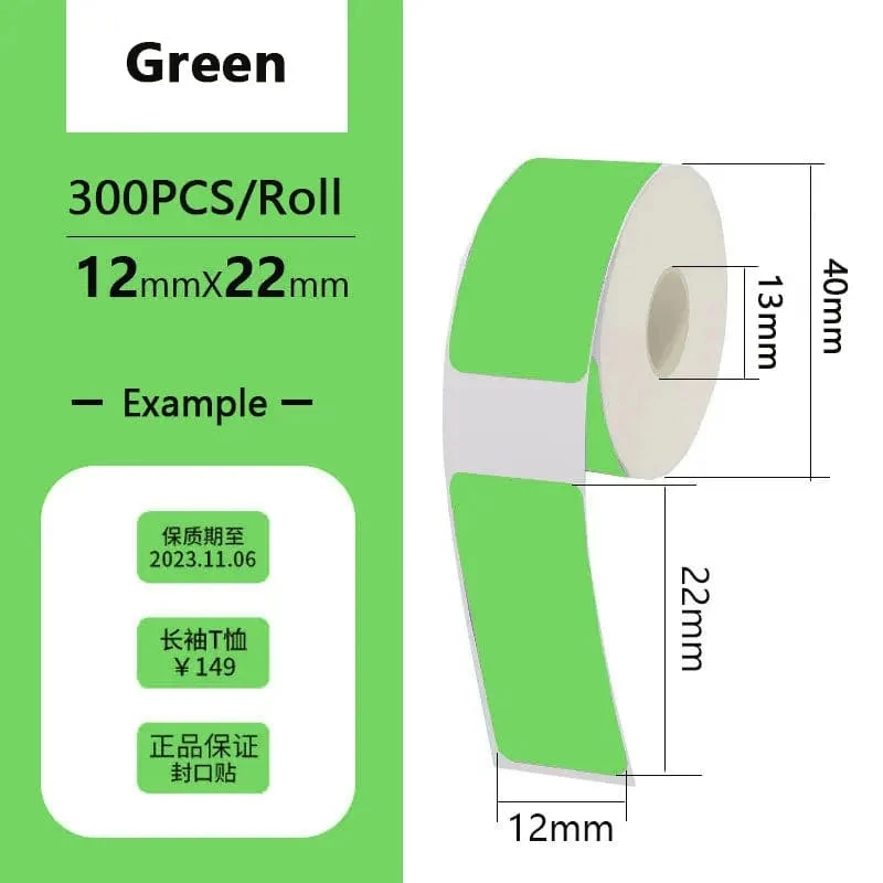 Thermische Label Papier Aufkleber Selbst-Adhesive Für Tragbare Drucker Phomemo D30 D30S D35 Marklife P15 Wasserdicht Kratz-Beständig