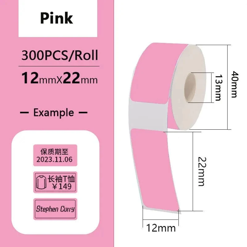 Thermische Label Papier Aufkleber Selbst-Adhesive Für Tragbare Drucker Phomemo D30 D30S D35 Marklife P15 Wasserdicht Kratz-Beständig