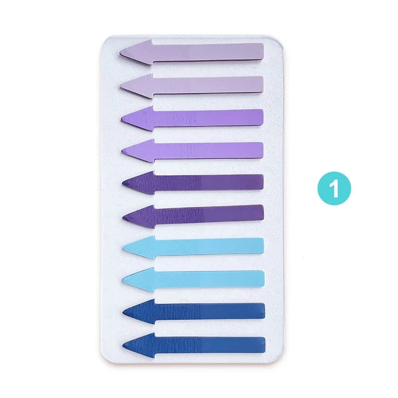 200 Blatt transparente fluoreszierende Index-Tabs aus PET mit Pfeilflaggen, Haftnotizen für Seitenmarker, Planeraufkleber, Büro, Schule