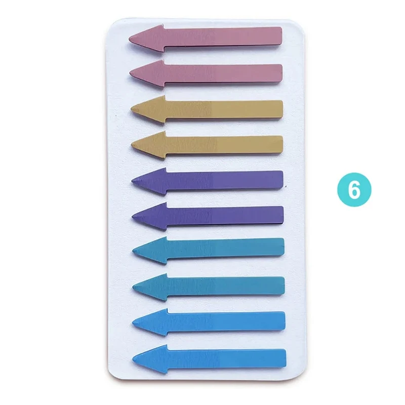 200 Blatt transparente fluoreszierende Index-Tabs aus PET mit Pfeilflaggen, Haftnotizen für Seitenmarker, Planeraufkleber, Büro, Schule