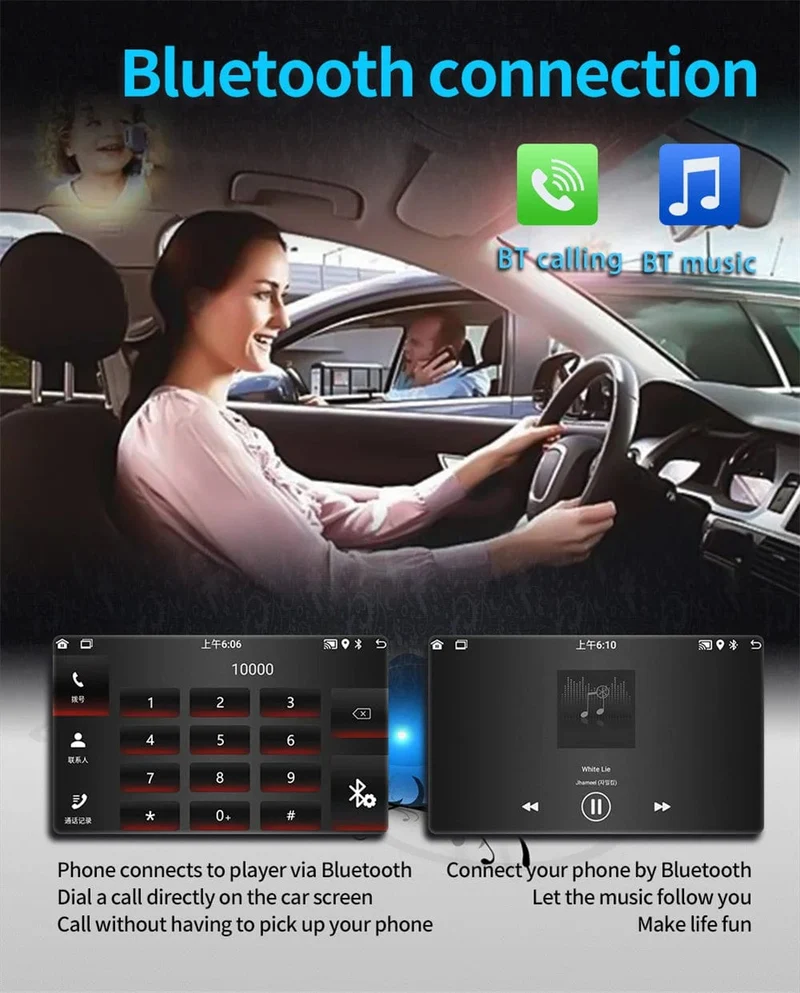 9" Autoradio Android 12 für VW Passat 6 7 CC Polo GOLF 5 6 Touran T5 WiFi GPS Navigation BT WiFi Split Screen Head Unit FM Radio