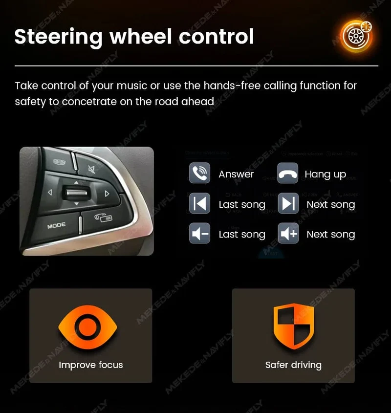 7-Zoll-HD-Touchscreen, Universal-Autoradio, MP5, Multimedia-Video-Player, unterstützt BT, SWC, TF-Kamera, FM-Radio, MirrorLink, Carplay