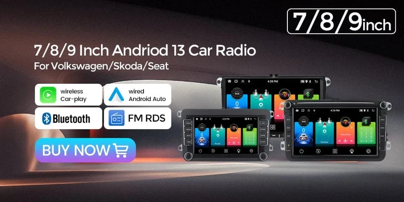 7 "2 Din Autoradio GPS Android Auto Carplay Für VW Volkswagen Skoda Octavia Golf 5 6 Touran Passat B6 Polo Jetta HD Touchscreen