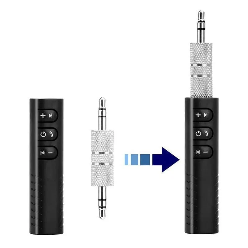 Drahtloser Bluetooth 5.0-Empfängeradapter 3.5-mm-Buchse für Automusik-Audio-Aux-A2dp-Kopfhörerempfänger Freisprecheinrichtung